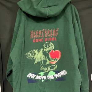 BOYS LIE- Heartbreak gone viral green hoodie